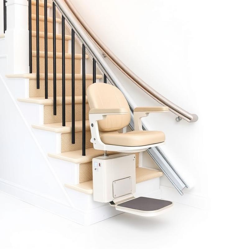 Montascale Curvilineo - Su misura per scale con curve, pianerottoli e geometrie complesse